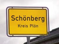 Schönberg Village Sign